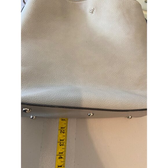 Jenna Kator Purse Bag & Wallet Gray Pebbled Vegan Leather Shoulder Crossbody - Picture 11 of 14
